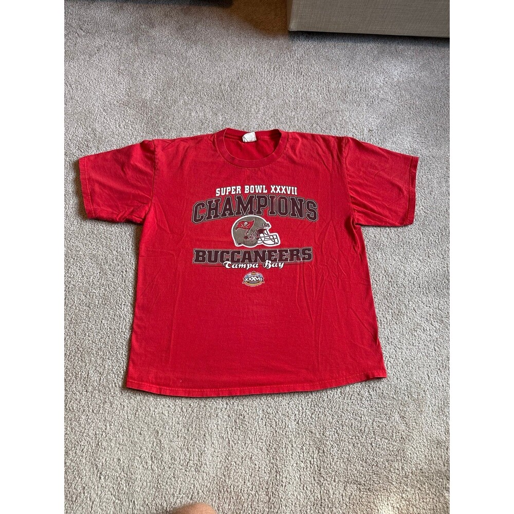 Vintage Tampa Bay Buccaneers Super Bowl Lee Sport Men’s Tee Size XL